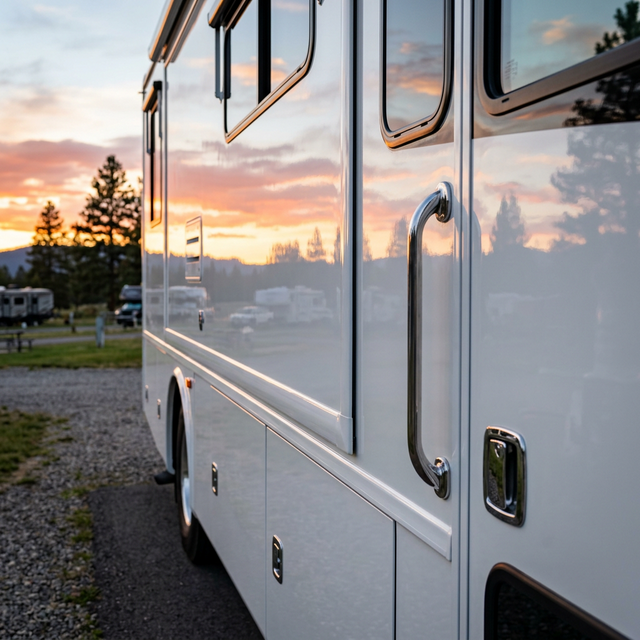 RV paint gloss results